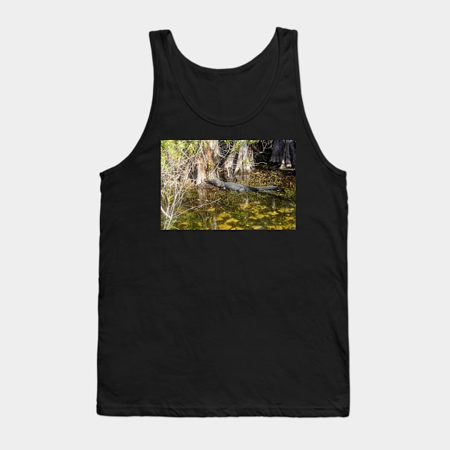 Everglades Alligator Tank Top by dltphoto